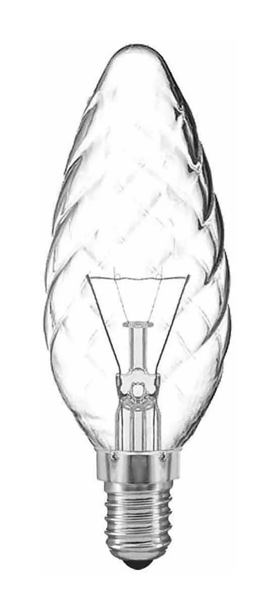 Candle 45mm Twisted Incandescent Luxram Decorative Candle Candle 45mm Twisted Incandescent Luxram Decorative Candle